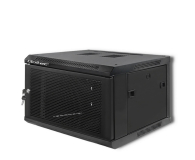 QOLTEC Szafa RACK 19 cali | 6U | 600 x 600 x 370 | Perforowane drzwi 54489 - 1329953 - zdjęcie 4